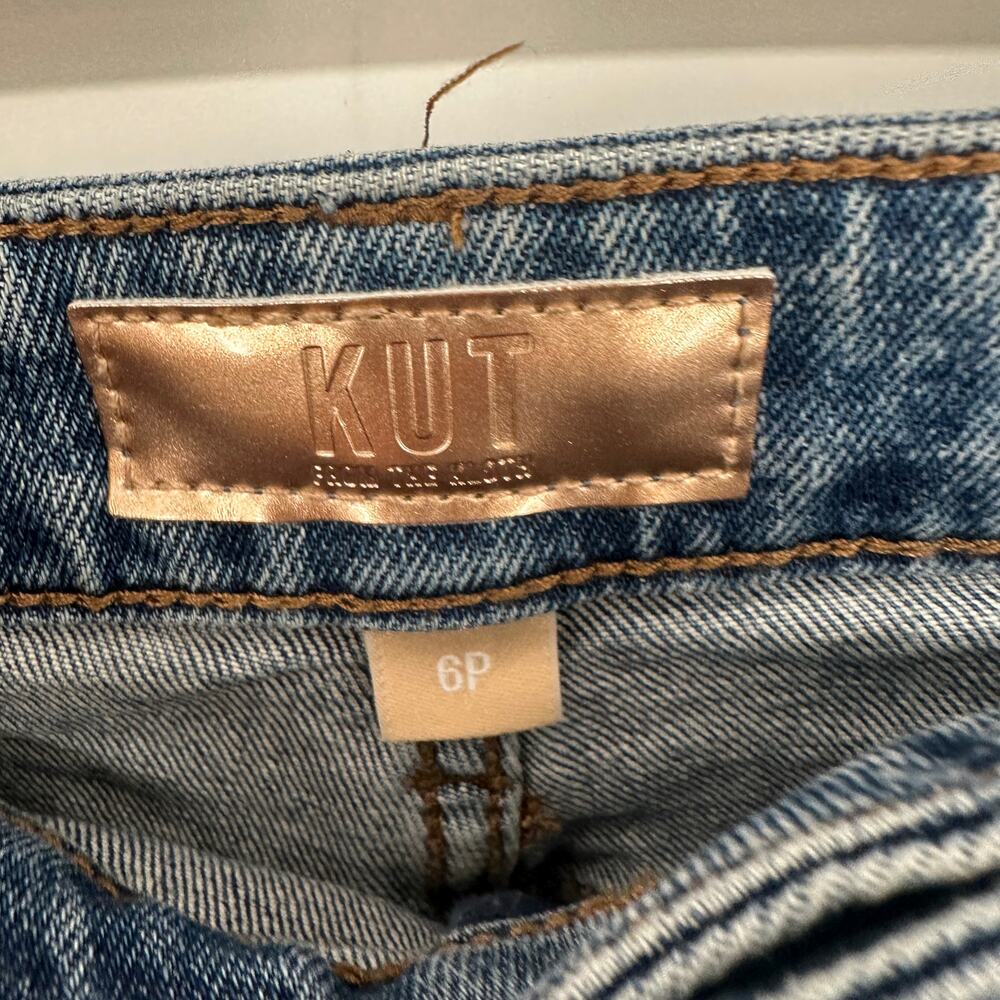 KUT FROM THE KLOTH Ashley High Rise Slouchy Barrel Straight Leg Jean // 6 Petite - Picture 7 of 12
